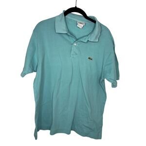 Lacoste Golf Shirt Polo Size 5 Men's Large Blue
